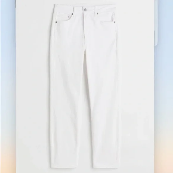 H&M High Waist White Denim - Picture 4 of 4